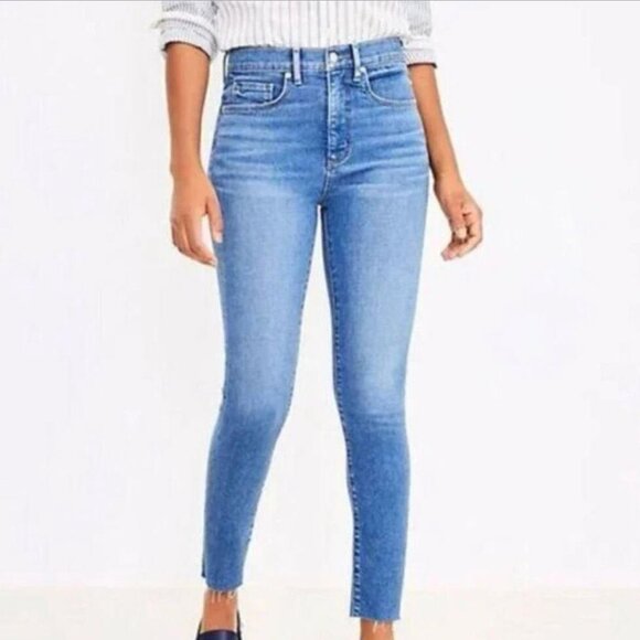 The Loft The Skinny High Rise Jeans - Picture 1 of 1
